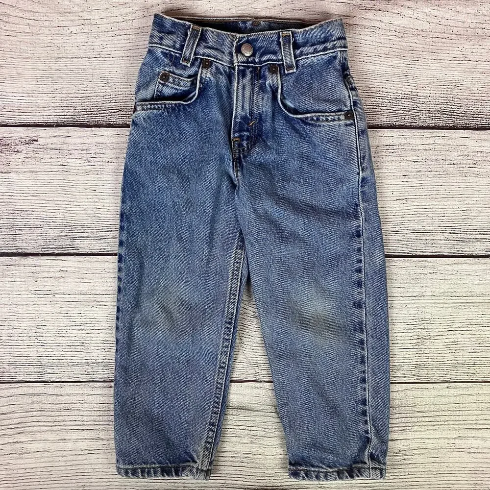 Vintage 1990s Levi's 550 Blue Denim Jeans - Picture 2 of 9